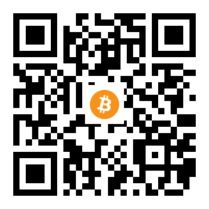 bitcoin:3FnjcaGuDRYNzJPyn6mshADZgWzNWo5kVR black Bitcoin QR code