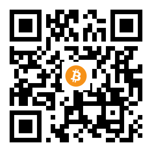 bitcoin:3FogNkJ5aLhyfAPygL4FZxgfhY49hDWztf black Bitcoin QR code