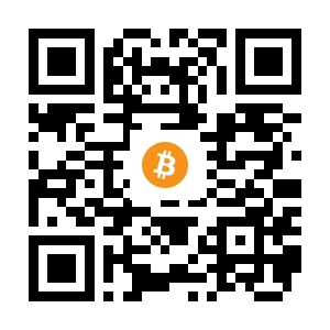 bitcoin:3FraHy91kQ3wAKffnwspskKRU3wZBxdzts black Bitcoin QR code
