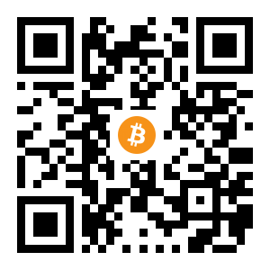 bitcoin:3FrmBN8QEDzCU1LMAovMaLvVRAC7Lt14yh black Bitcoin QR code