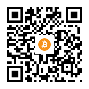 bitcoin:3FryQSJJSsejMLS2mdH7xbgcbqSqjRZd1o black Bitcoin QR code