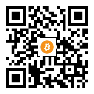 bitcoin:3FupYaQukCdwj2ExvvwzACZyR12TFWiR99 black Bitcoin QR code
