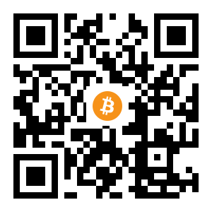 bitcoin:3FxrAmL9LNURtYucHGg8xKATi9HqZDqbRK black Bitcoin QR code