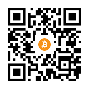 bitcoin:3FyCbUfd8DYTyGCphEhchGRegr8BSvWyJV black Bitcoin QR code