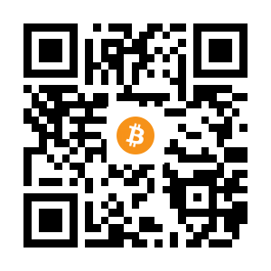 bitcoin:3Fz8yYgNRzZFWLyeNw8EWcJymBJAke8Uke black Bitcoin QR code