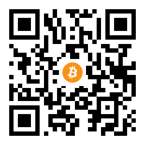 bitcoin:3G1ju8ZpciHQfHWCAshsbvVsVuX7si19ZE black Bitcoin QR code