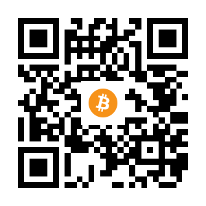 bitcoin:3G4VCSDpeieiuct67oBf5zTBxUFWz734ss black Bitcoin QR code