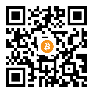 bitcoin:3G8jFRry8XeCyEJQSmCkeFS6GRidNo9Xzv black Bitcoin QR code