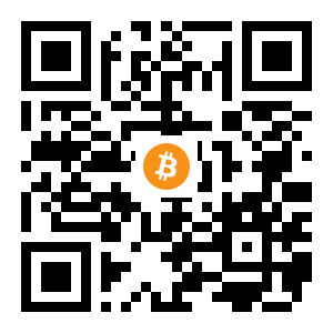 bitcoin:3GA8sGZejz8wYSVcTuAPsZs8wckULhxAF5 black Bitcoin QR code