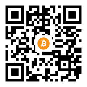 bitcoin:3GCgPMbUobewNnobtCeYjBuTqysjzzV6Qt black Bitcoin QR code