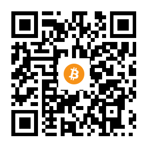 bitcoin:3GE2MeZu5UWMxdSF8vqsjVyGy7NZ3oqDpV black Bitcoin QR code
