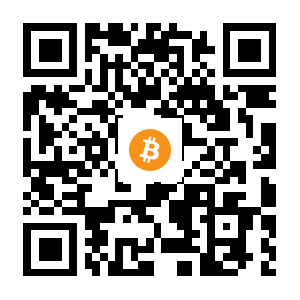 bitcoin:3GELFR7CdjAhEzomiCFWaBNoQdQxPaHWwM black Bitcoin QR code