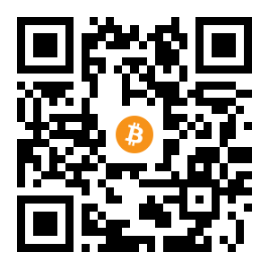 bitcoin:3GFW6paq9hLogubjgqFGRx1dgYtc4rP4Rx black Bitcoin QR code