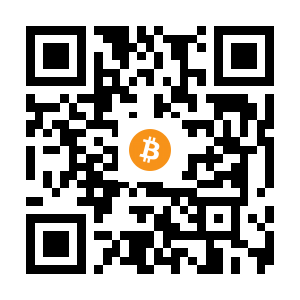 bitcoin:3GFqfhcCS3VvPe3A1pcb4aPAwgn718yaGb black Bitcoin QR code