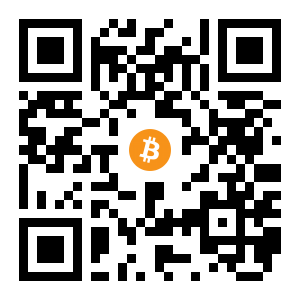 bitcoin:3GLVR8t1B4phM5ThrKQBSYMhq3YZega95S black Bitcoin QR code