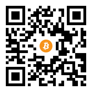 bitcoin:3GNFeSx1rwZBoYXt8n45zkcr8uf7fFvd6B black Bitcoin QR code