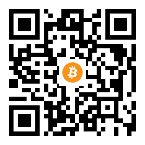 bitcoin:3GToFXGHCERDpEWXBDwjDwtqYbGZJAKRpy black Bitcoin QR code