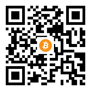 bitcoin:3GUNFPcqaJPbUbWwowWRXtpEwdzMqc1WX8 black Bitcoin QR code