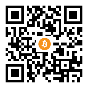 bitcoin:3GVFmmdaKnzt55e7Ht5KmFz88DfpkBVjR9 black Bitcoin QR code