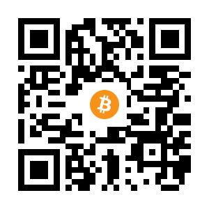bitcoin:3GVtvdFQBvxXpzNyZC2tDYT5CppNPumExa black Bitcoin QR code