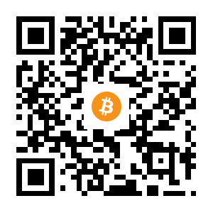 bitcoin:3GY4umCJEhufrtKE2S9xW1tr6426y3cggX black Bitcoin QR code