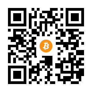 bitcoin:3GbtAkTh522sX4LnDgUAExFUkDk5f7JPWs black Bitcoin QR code