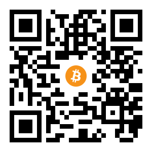 bitcoin:3GcGC1rUdBsgvrNS1pTHt53s3BMvEwYJ1F black Bitcoin QR code