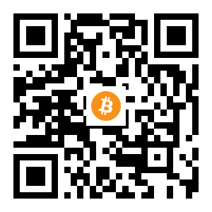 bitcoin:3GcWTw6QQiXGTZqeCZ3cEMPUjxybQSjqtP black Bitcoin QR code