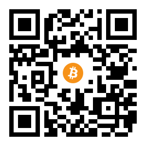 bitcoin:3GezH7CfYyTfYtCGiw3VF6YTv4T8kdZXr7 black Bitcoin QR code