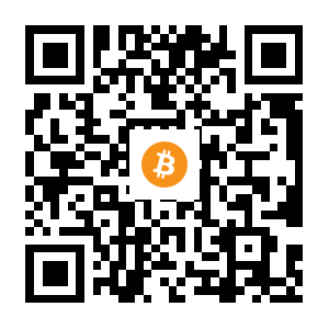 bitcoin:3Gh46zKgWZfrK8NV6GmeTJGebox7PARmWR black Bitcoin QR code