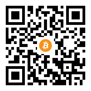 bitcoin:3GhiC51bY3cACidCq84pc47BLHosVhEXNZ black Bitcoin QR code