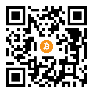 bitcoin:3GjJnjJ2dVzAxESW7jRrendVs3ZqHvZS7a black Bitcoin QR code