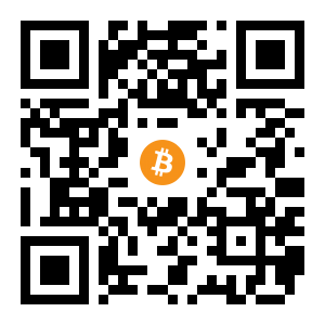 bitcoin:3Gk25ZeB4V44NpNjm4p7tcXe7D51FsdsKi black Bitcoin QR code