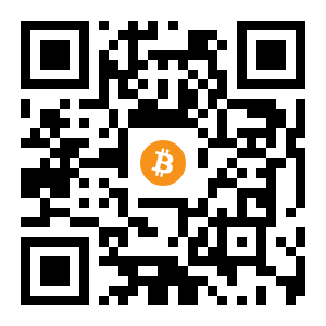 bitcoin:3GmyMienQTDe6MsVaNWD4roRwfrF4oFgFp black Bitcoin QR code