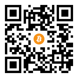 bitcoin:3GpYTwtDuTG6c7Yj66yG74ggz3EEFpcFHu black Bitcoin QR code