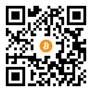 bitcoin:3Gpex6g5FPmYWm26myFq7dW12ntd8zMcCY black Bitcoin QR code