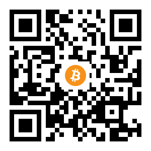 bitcoin:3GvbwTkgJmTLn7Gr5b4VTTVSb72svXh25r black Bitcoin QR code