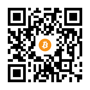 bitcoin:3Gx9ME2BMXE1UpANpxffheXJQ5p8oU5ntM black Bitcoin QR code