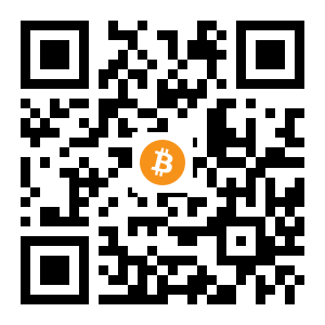 bitcoin:3Gy7b1WWCYPyREgryWDKV3avdmCTzDNEUR black Bitcoin QR code