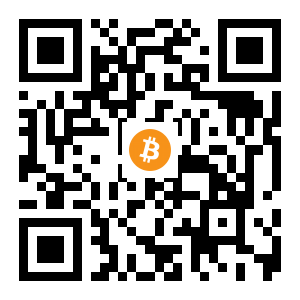 bitcoin:3H1JdHD2eJ8A5NFtB6TW81bY4EomhfZ36v black Bitcoin QR code