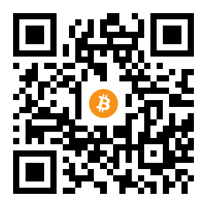 bitcoin:3H2QWtnjHevLmUsWZX31YbEzwN345xsLSa black Bitcoin QR code