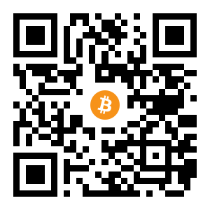 bitcoin:3H5pizMdaTxCgGg9FC58x9msKjFJMvcQUU black Bitcoin QR code