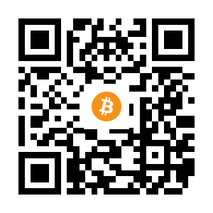 bitcoin:3H7CGL8NoWUGNGto4zR5L2sCiDbvjvL58g black Bitcoin QR code