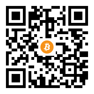 bitcoin:3HBQvpUTrsmswwxpHhAodMoVegfsn3KkRu black Bitcoin QR code