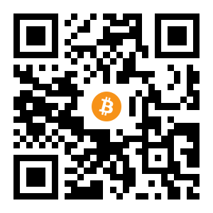 bitcoin:3HEnHaatYDFzSfhS6ymn2AXJe4p5bj9sk2 black Bitcoin QR code