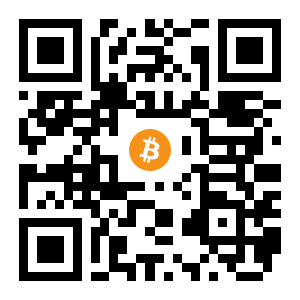 bitcoin:3HGeyff4XuYVmxsWCiFPVZ3J3ozFtfvWRa black Bitcoin QR code