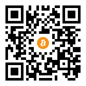 bitcoin:3HHDHnzuQ5Xufzp3d9ohosqznGHktBV53B black Bitcoin QR code