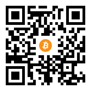 bitcoin:3HHgtEAw99M5PxgwuwXdUb27U238gecq5z black Bitcoin QR code