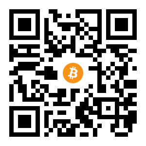 bitcoin:3HK8EsAUXYUsoumg3EfzkzujTCjFBiqzUH black Bitcoin QR code