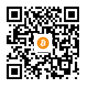 bitcoin:3HNMiq2uRoaAKspZFeozs8uE4o13iz1mDA black Bitcoin QR code